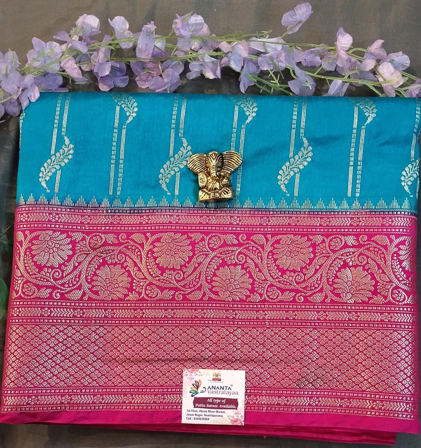 Mehandi Green Kacha Mango Silk Saree