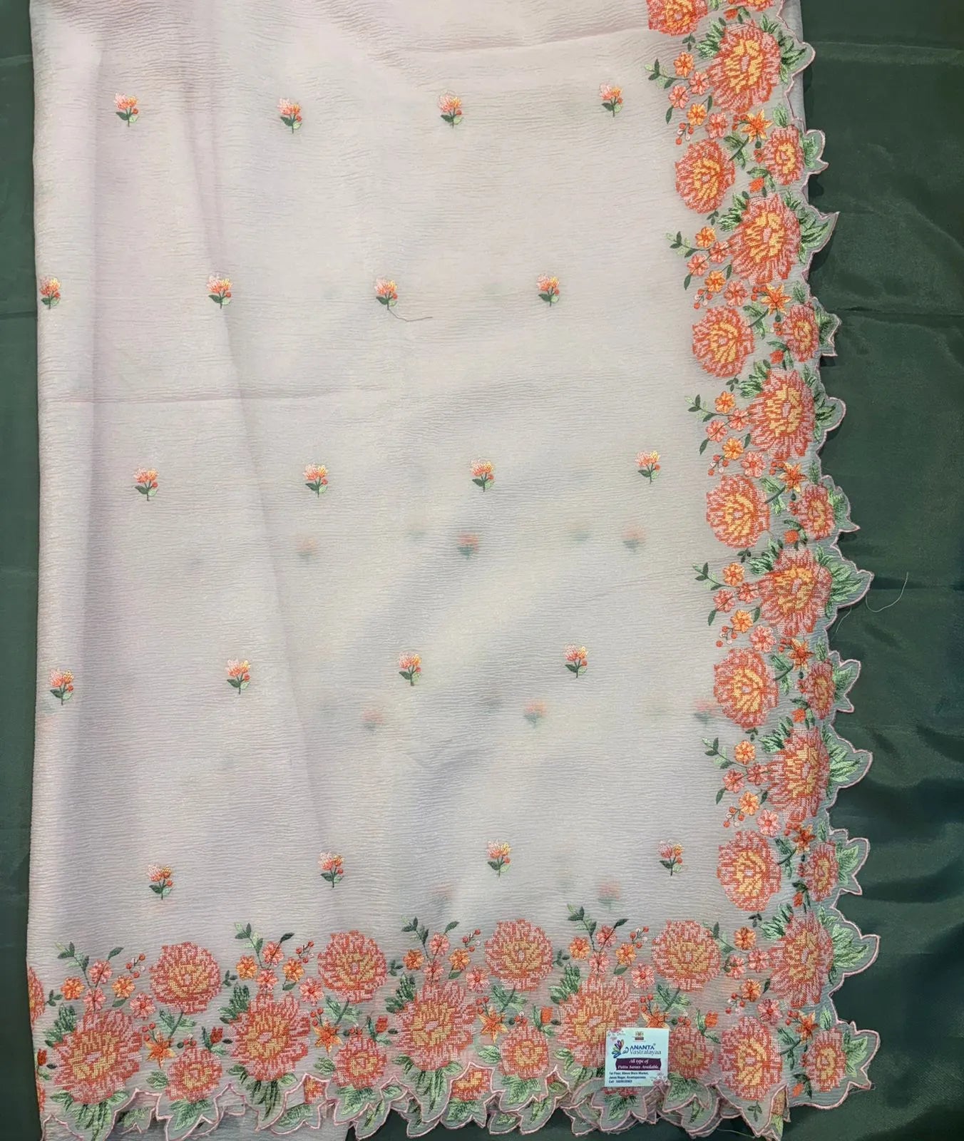 Pink Crush Chiffon Saree