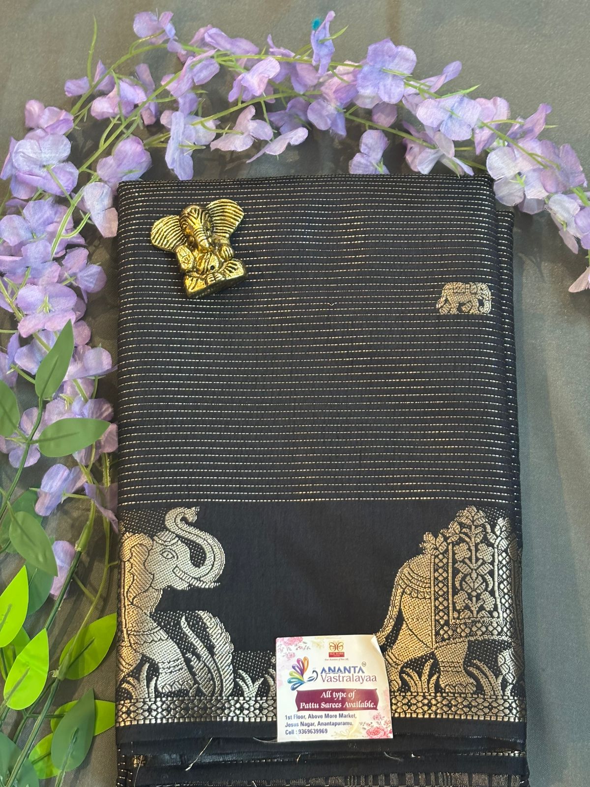 Green Raw Mango Silk Saree