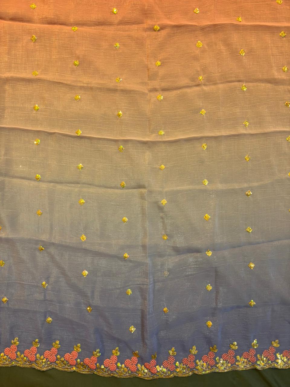 Pink Zimichoo Saree