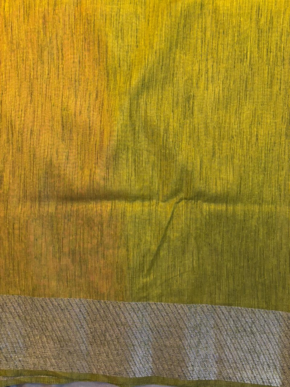 Red Color Raw Silk