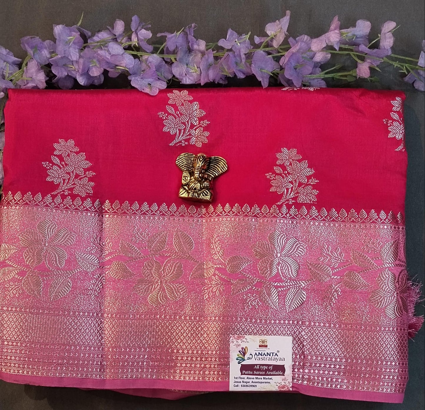 Maroon Red Raw Mango Silk Saree with Pichwai Border