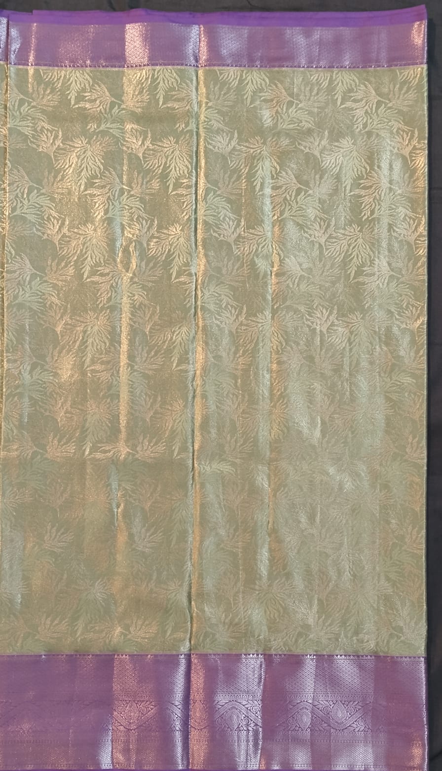 Pista Green Pure Pattu Silk Saree