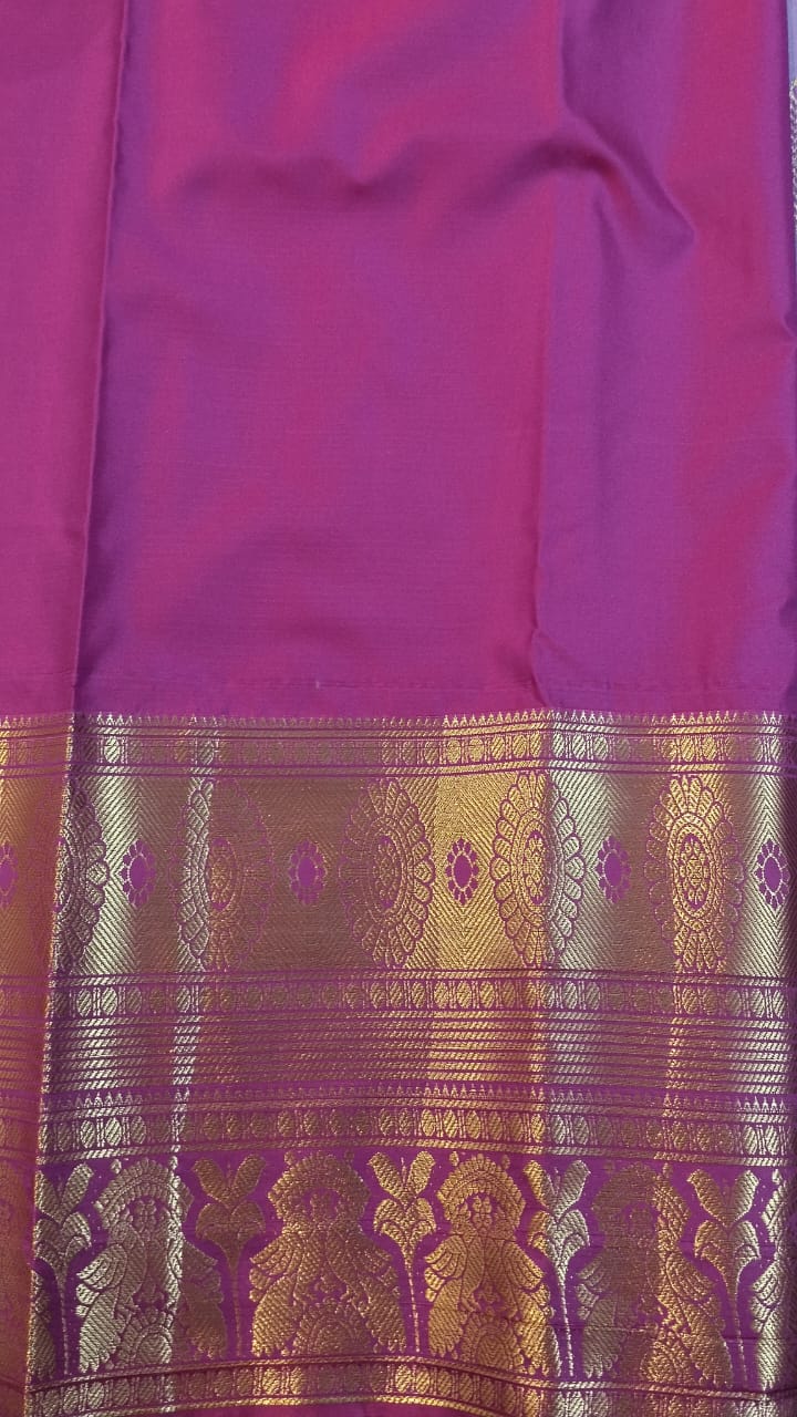Light Purple Kupdam Pattu Silk Saree
