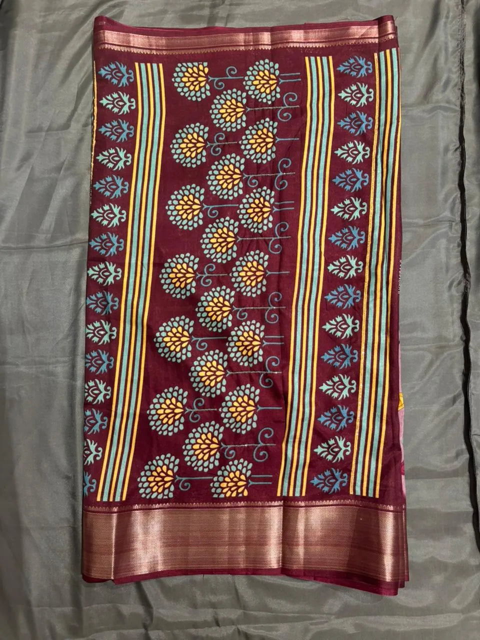 Wine color dola silk