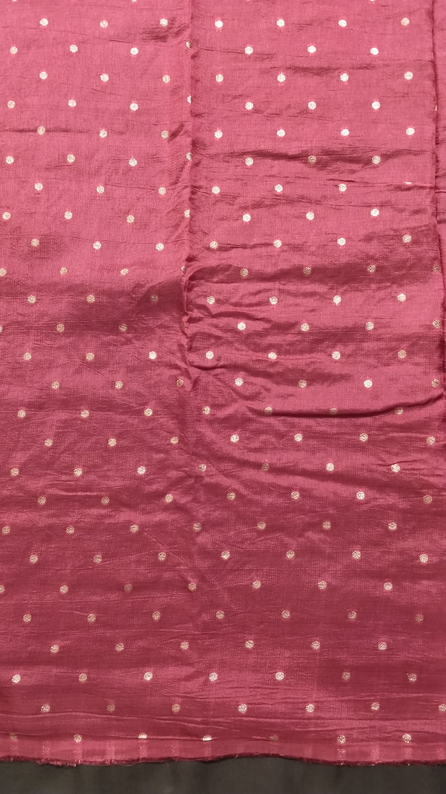 Baby Pink Chinon Jarget Saree with Pichwai Work