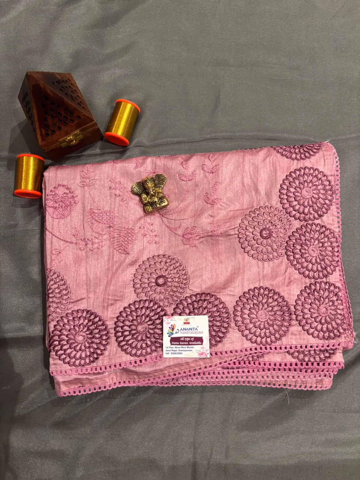 Sky Blue Soft Raw Silk Saree
