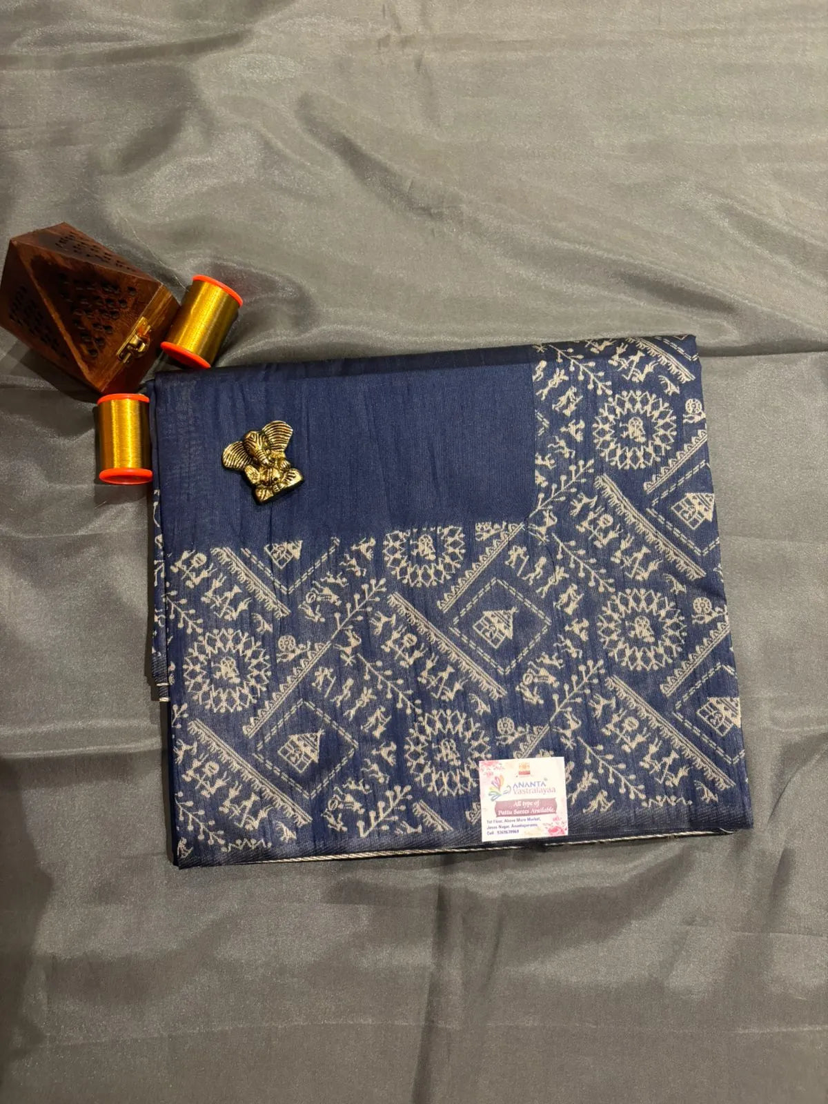 Yellow Raw Silk Saree