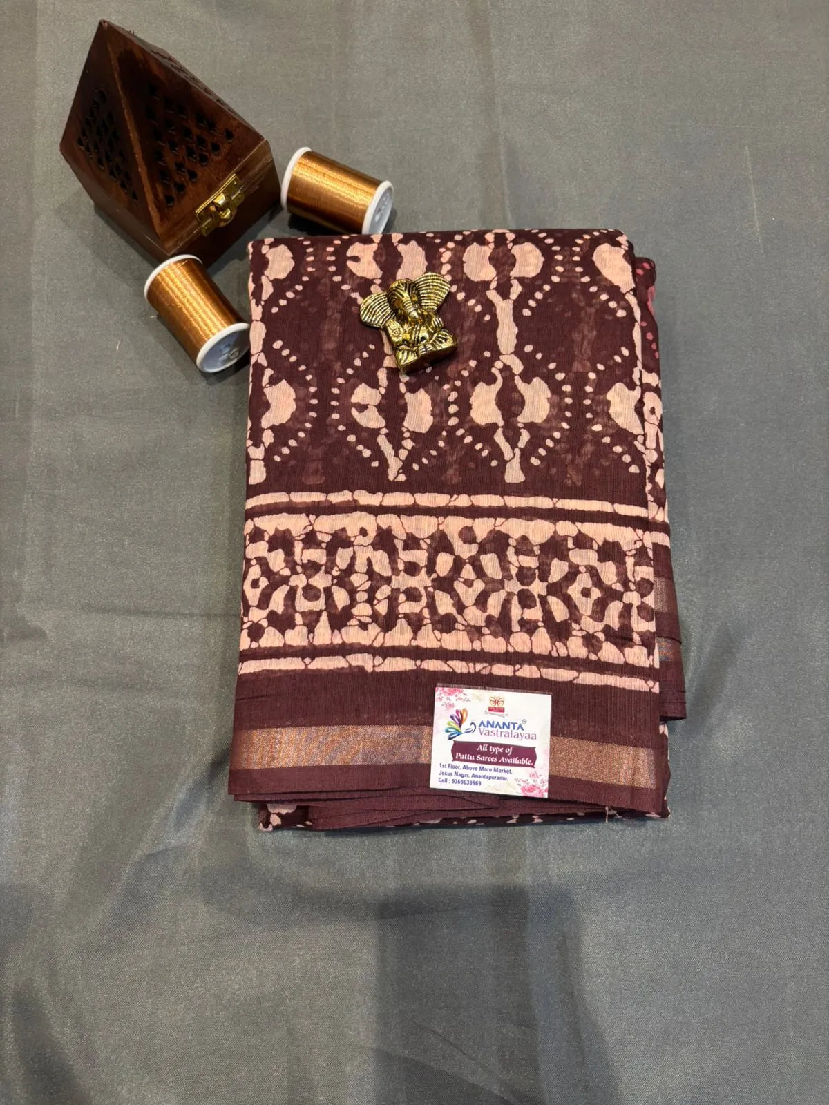 Green Bagh Printed Cotton Saree