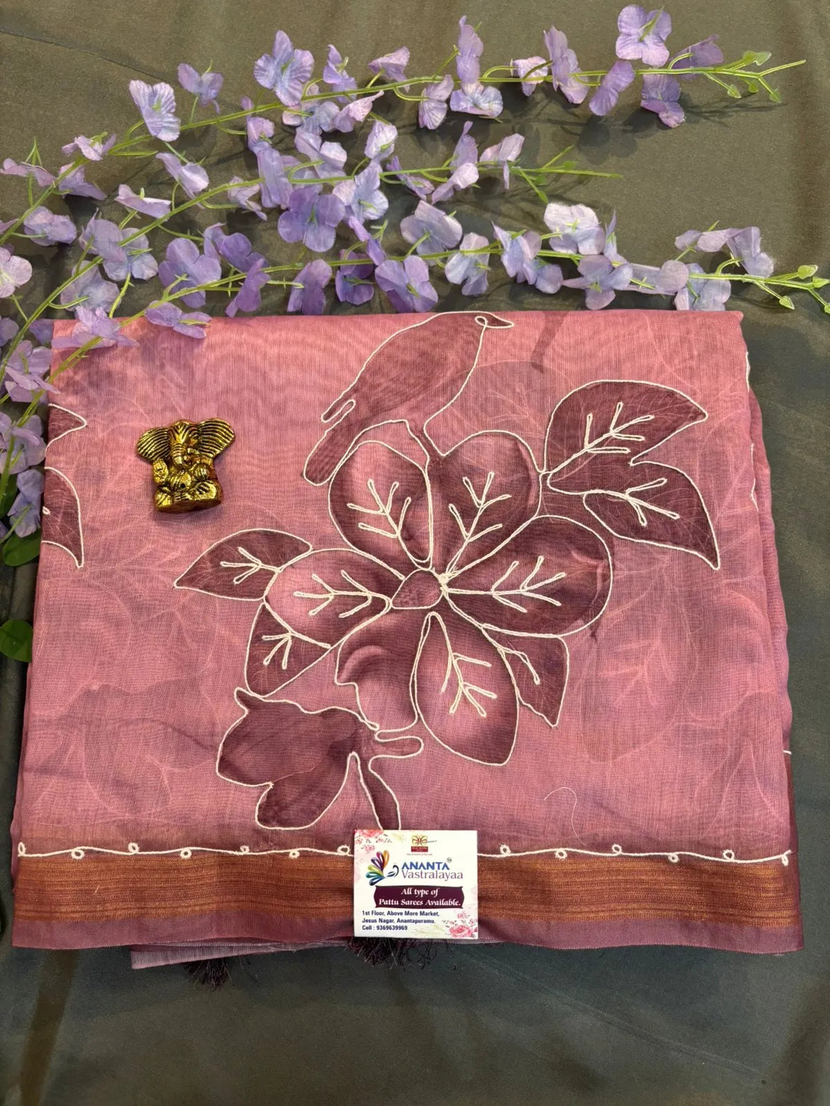 Green Bengali Silk Saree