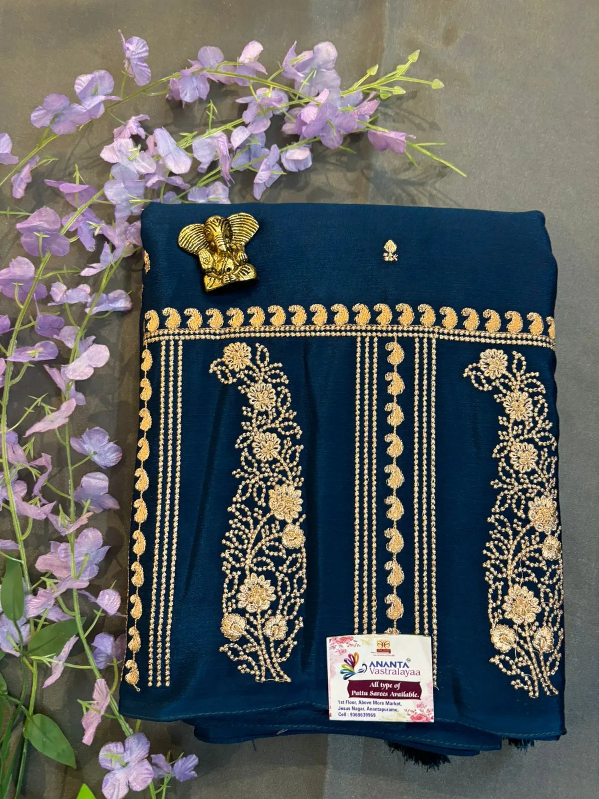 Maroon Red Georgette Saree