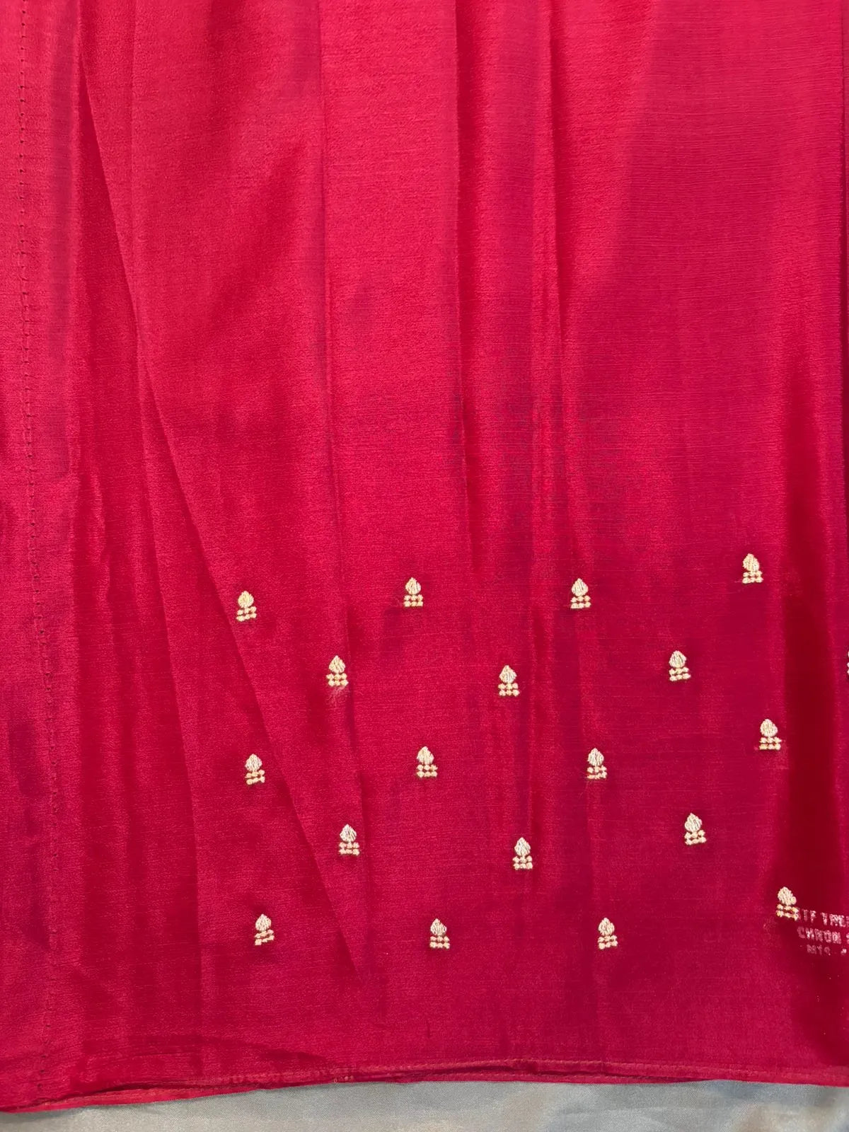 Maroon Red Georgette Saree