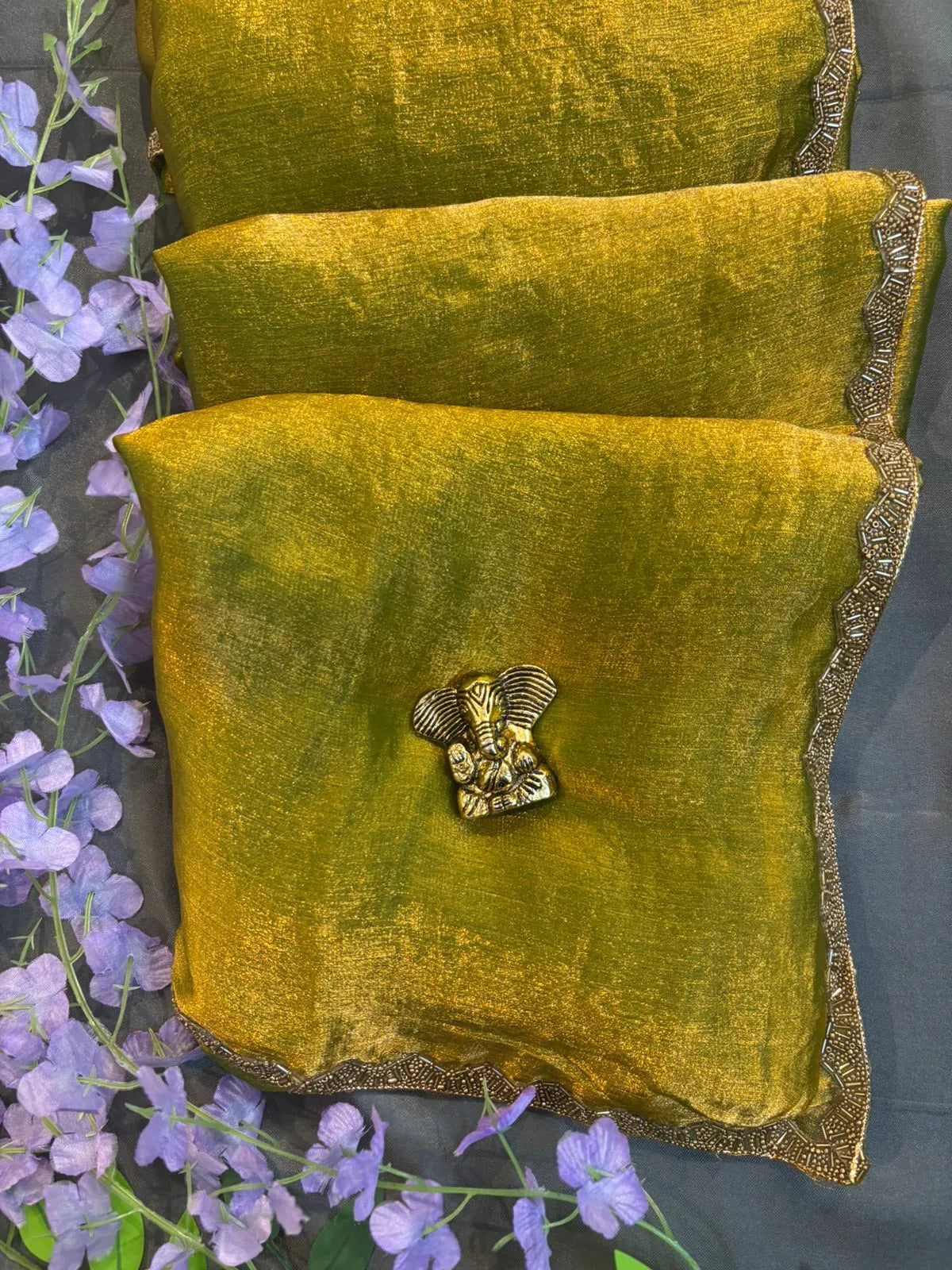 Gold Soft Zimichoo Saree