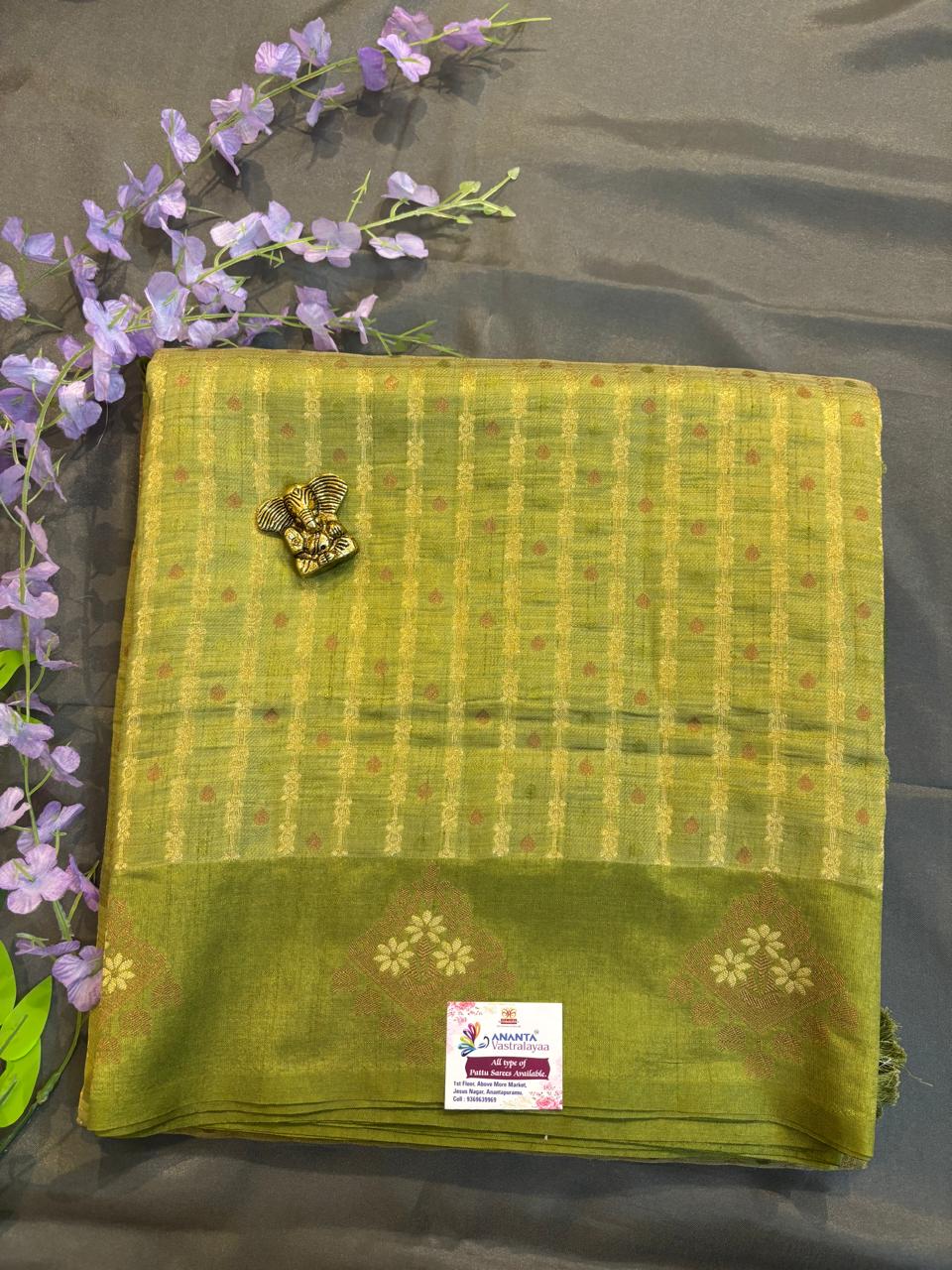 Pink Bangalore Silk Saree