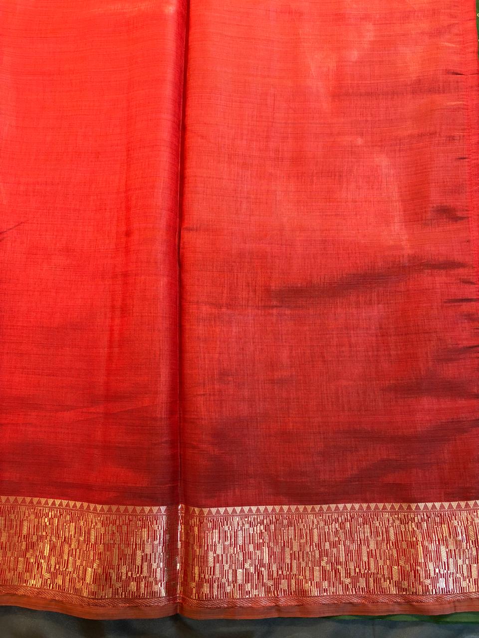 Green Skanda Silk Saree