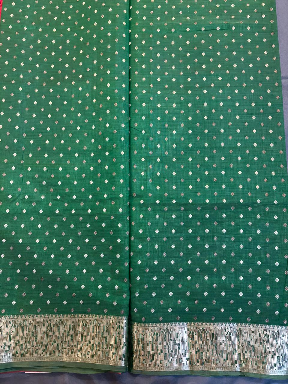 Green Skanda Silk Saree