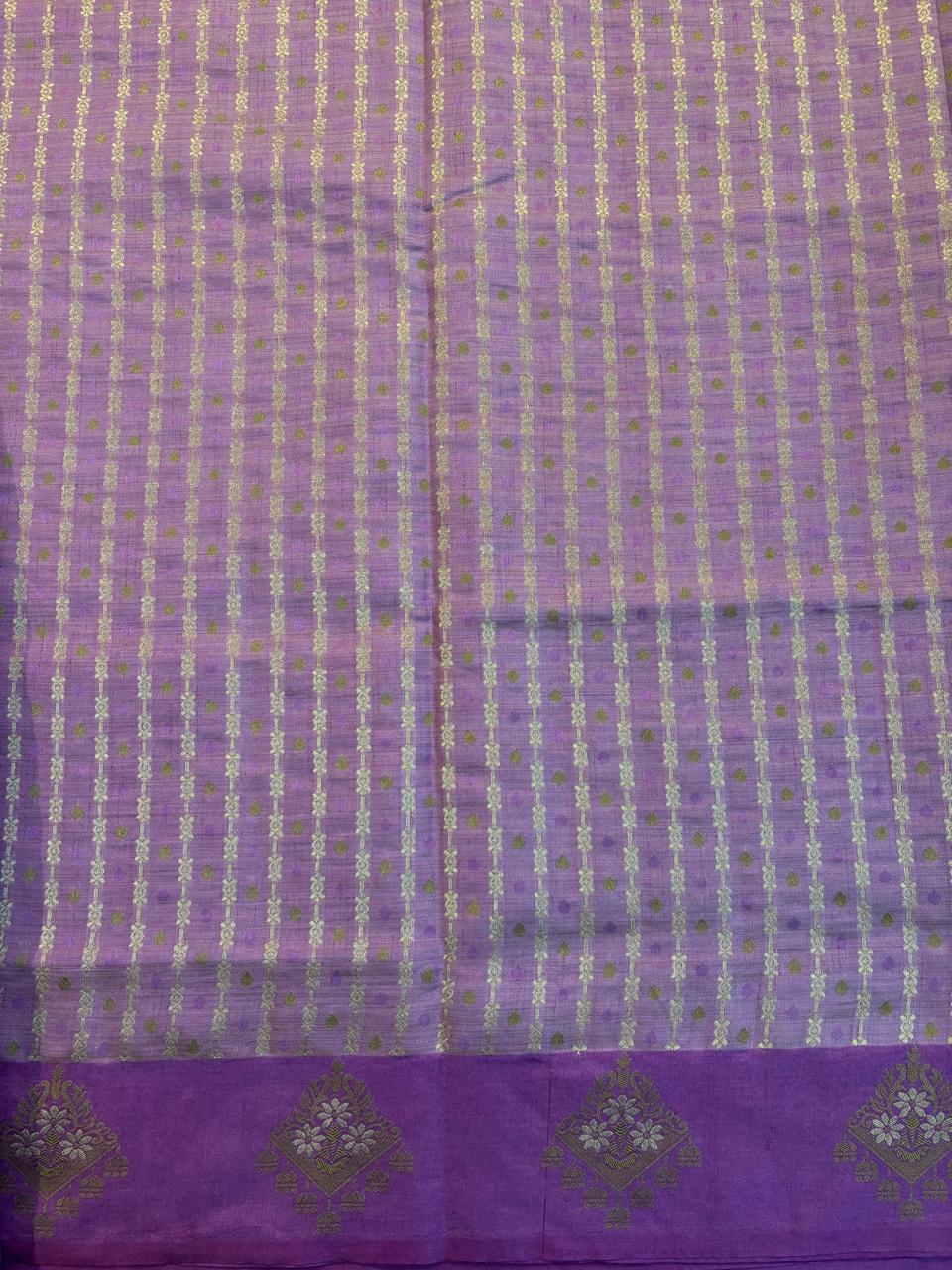 Pink Bangalore Silk Saree