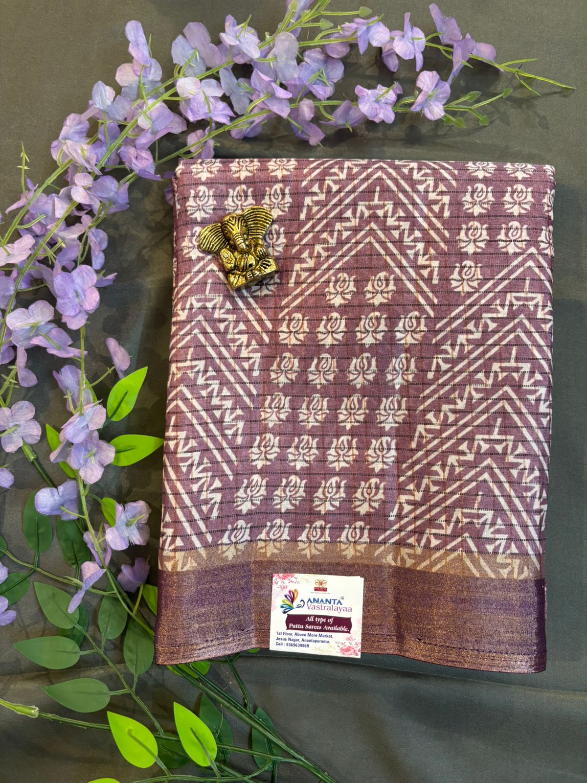 Green Dola Silk Saree