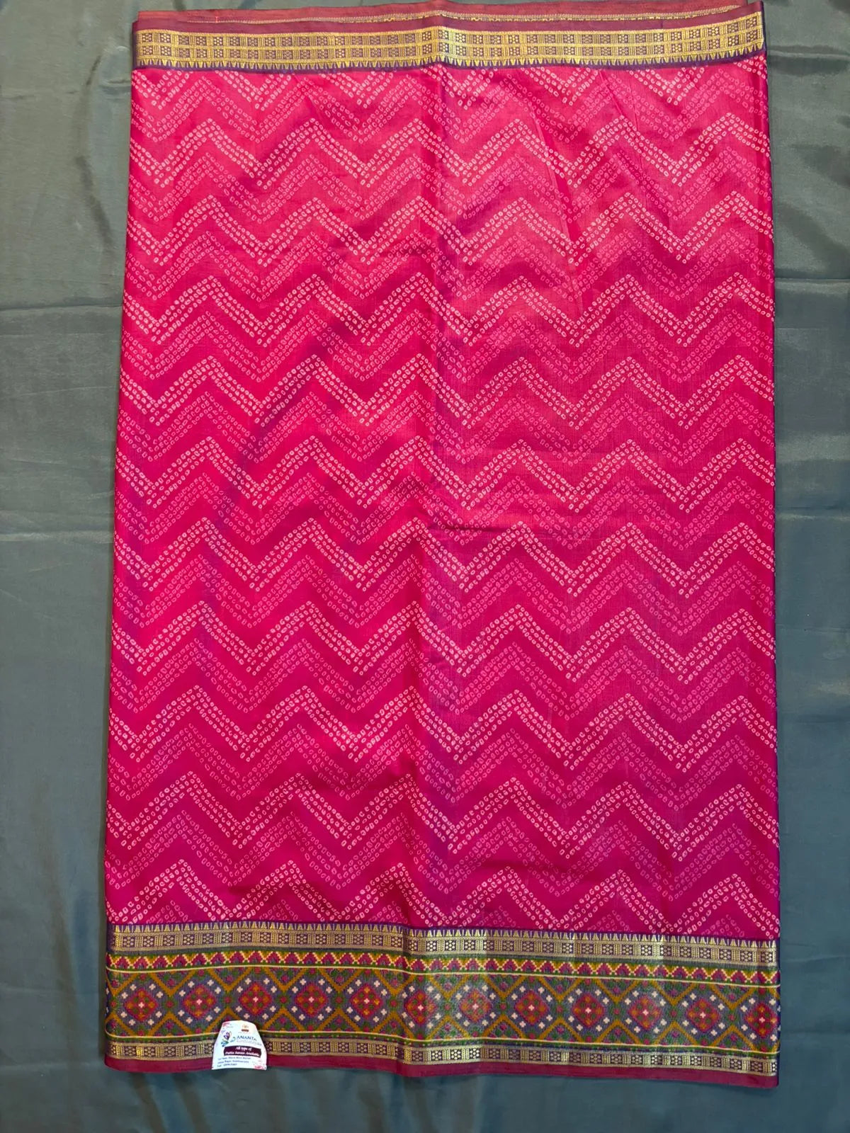 Pink Dola Silk Saree
