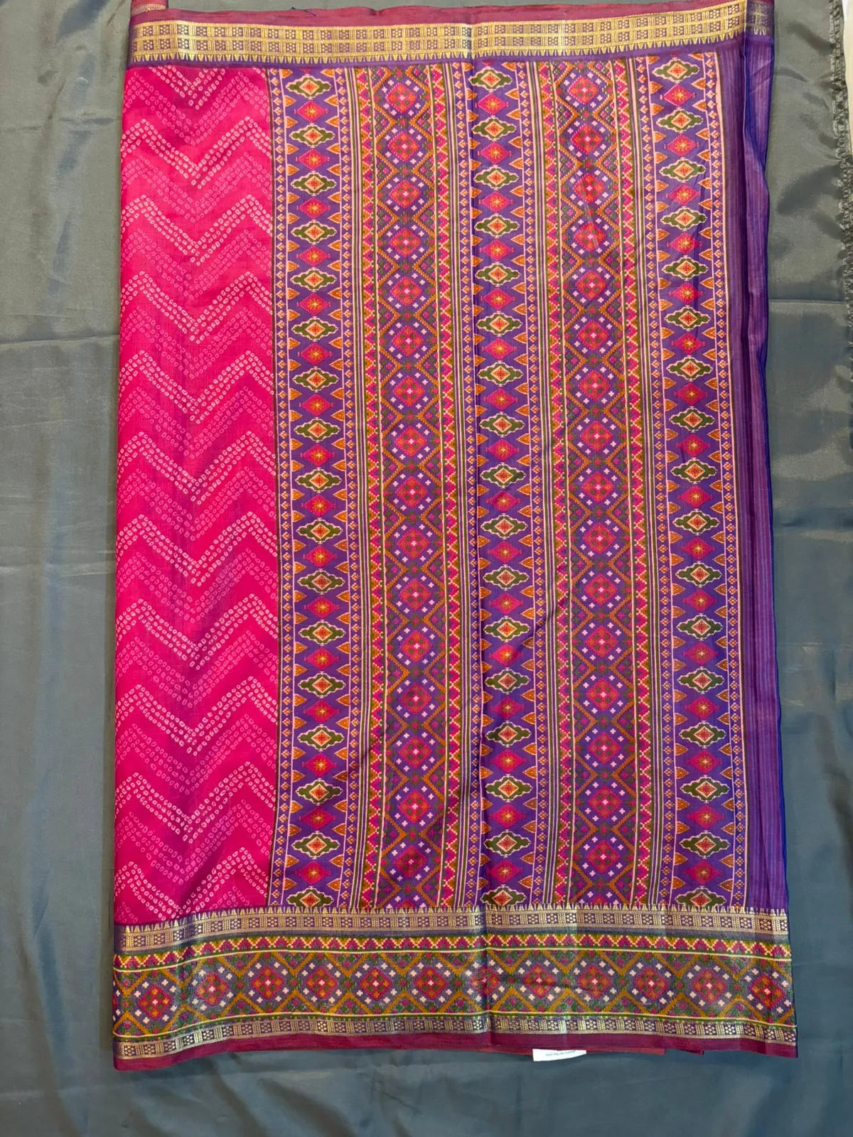 Pink Dola Silk Saree