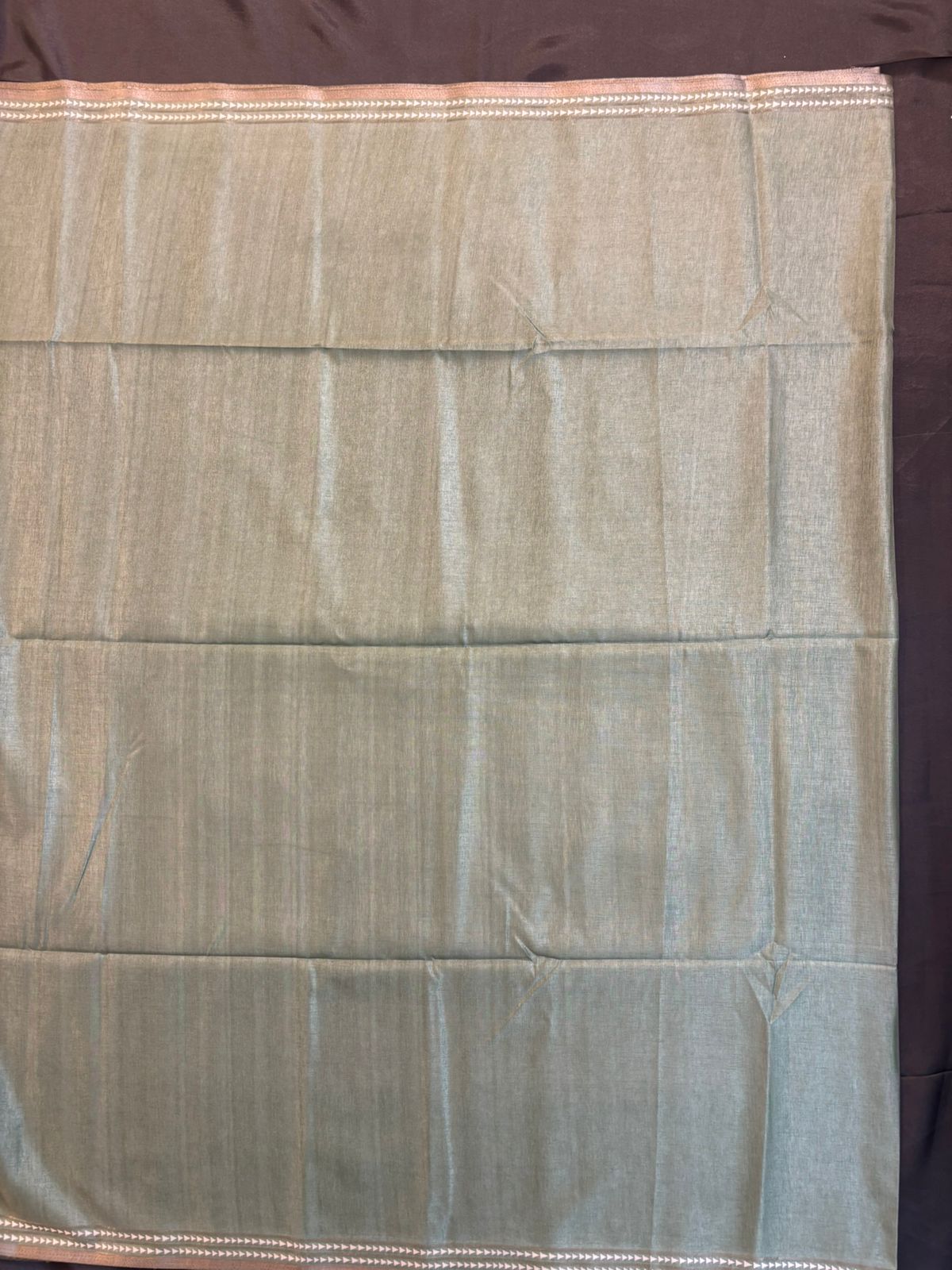 Green Raw Silk Saree