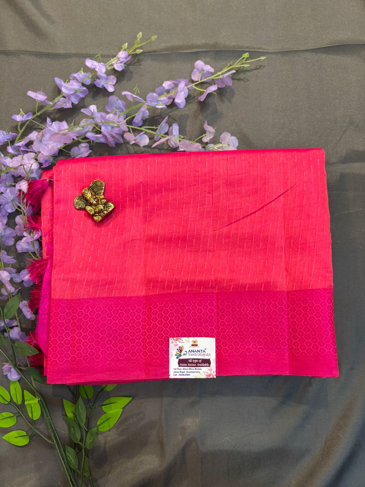 Royal Blue Chanderi Silk Saree