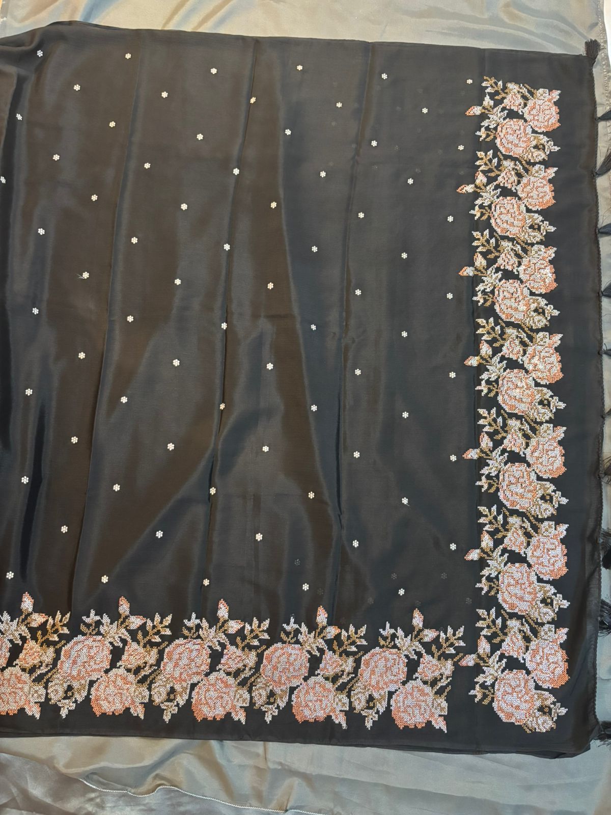 Black Georgette Saree