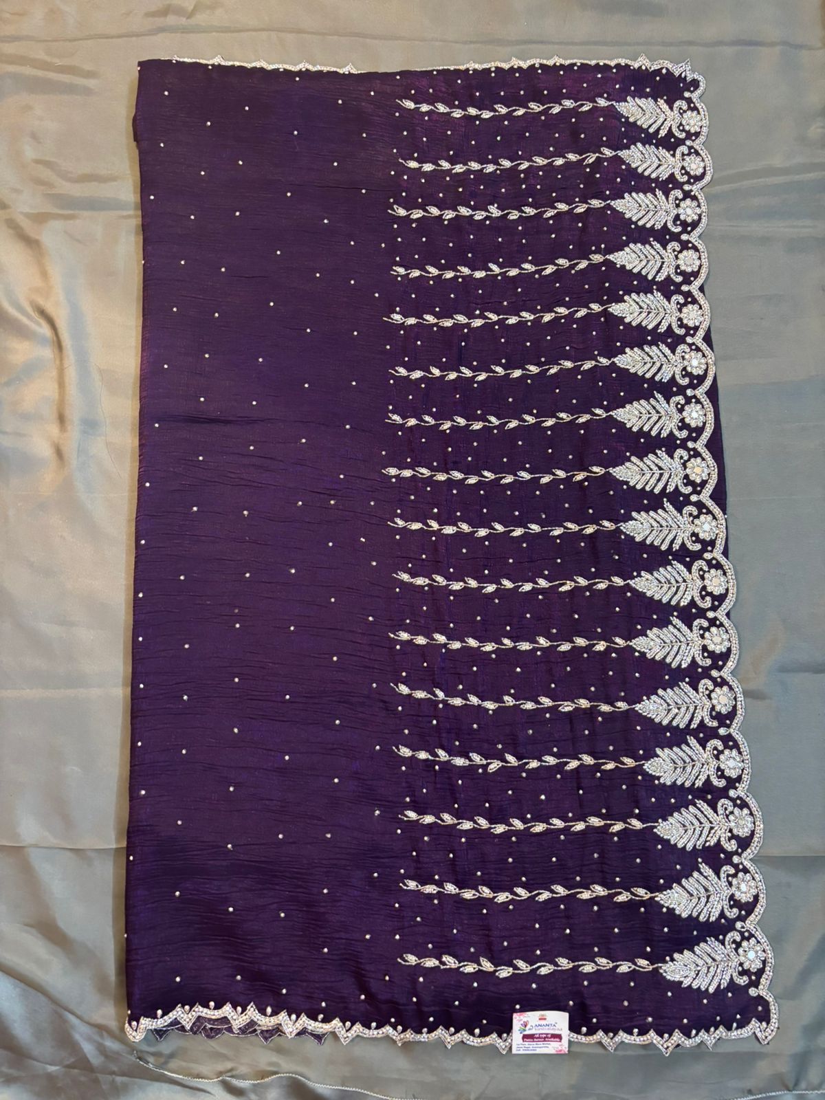 Purple Zimichoo Saree