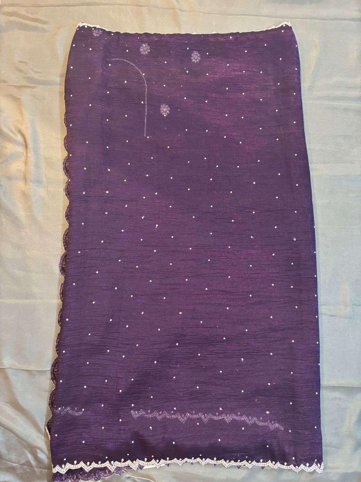 Purple Zimichoo Saree