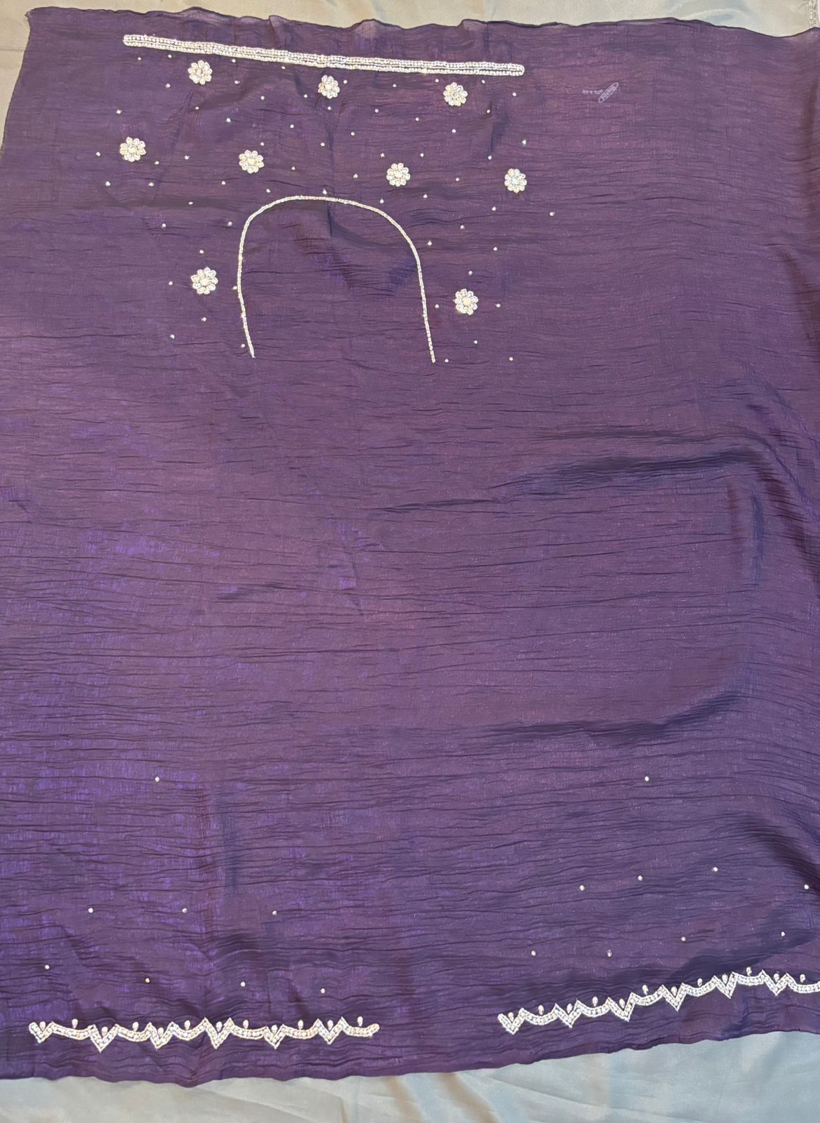 Purple Zimichoo Saree