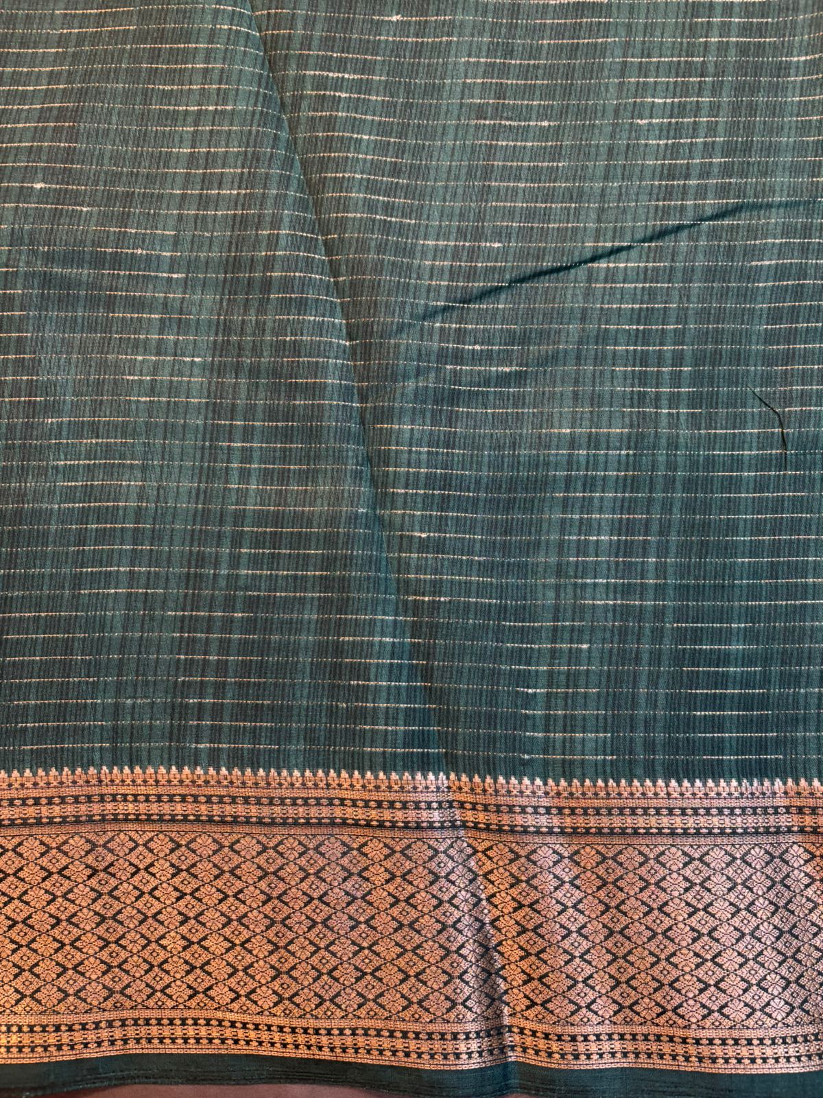 Green Dola Silk Saree