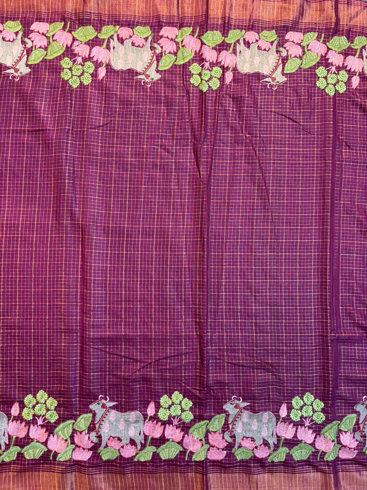 Purple Fancy Saree