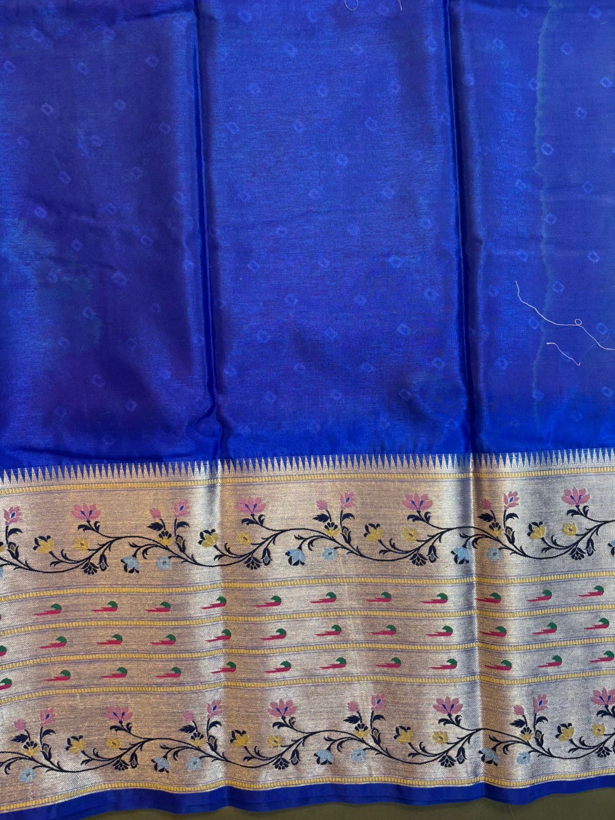 Bandhini Paithani Border Saree