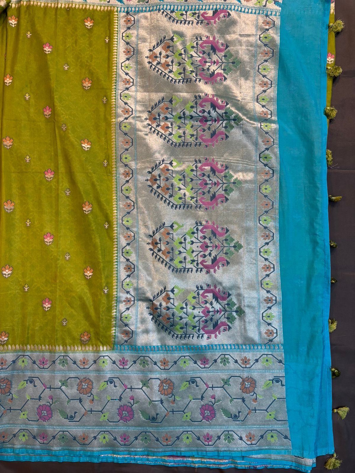 Paithani Border Banarasi Silk Saree