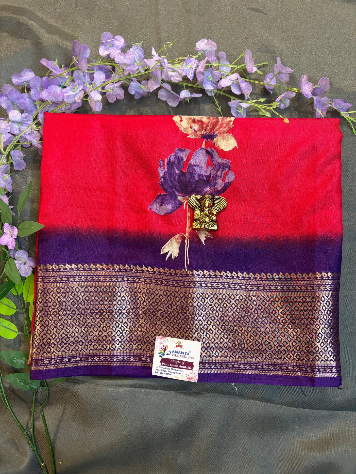 Pink Dola Silk Saree