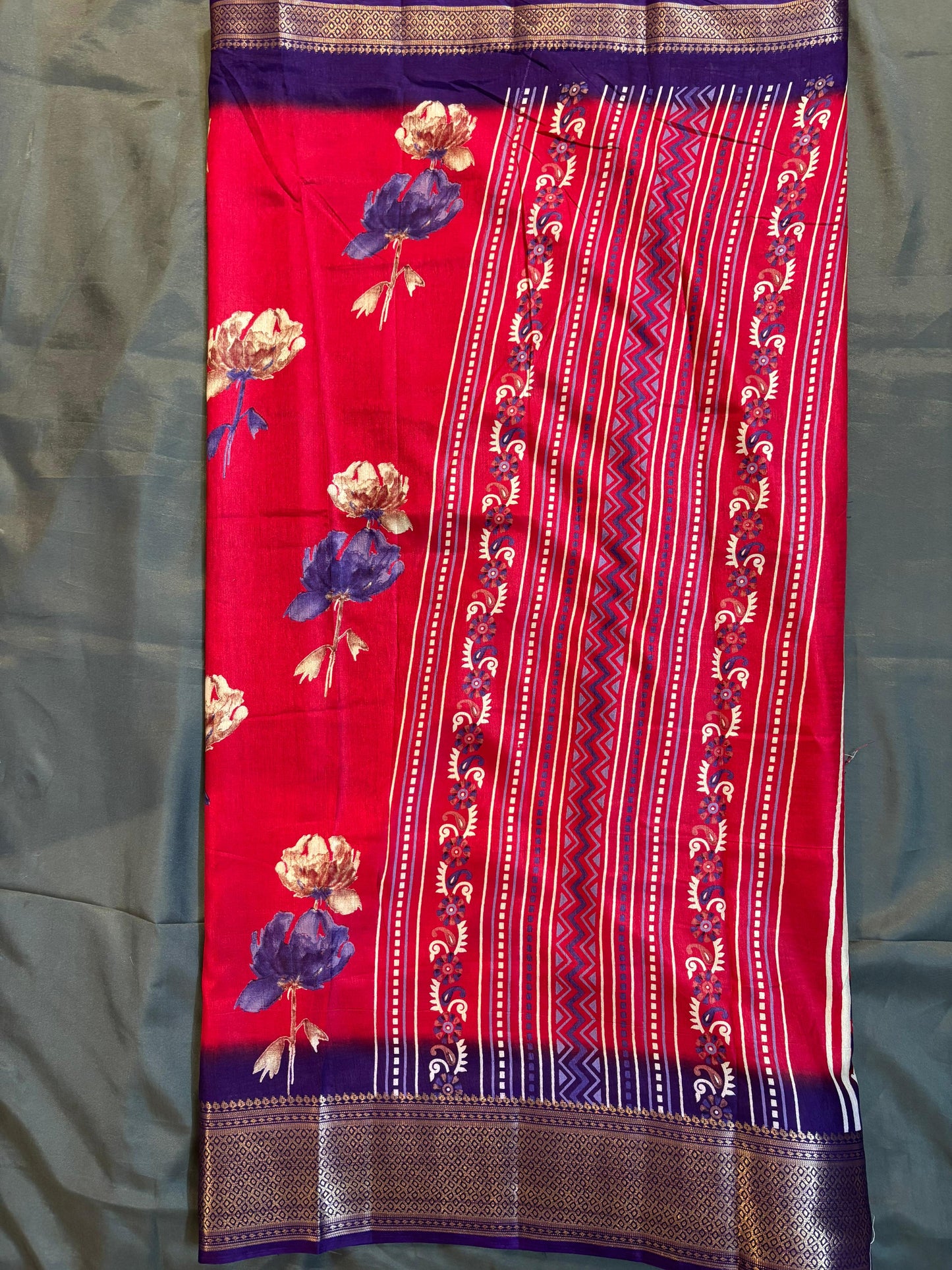 Pink Dola Silk Saree