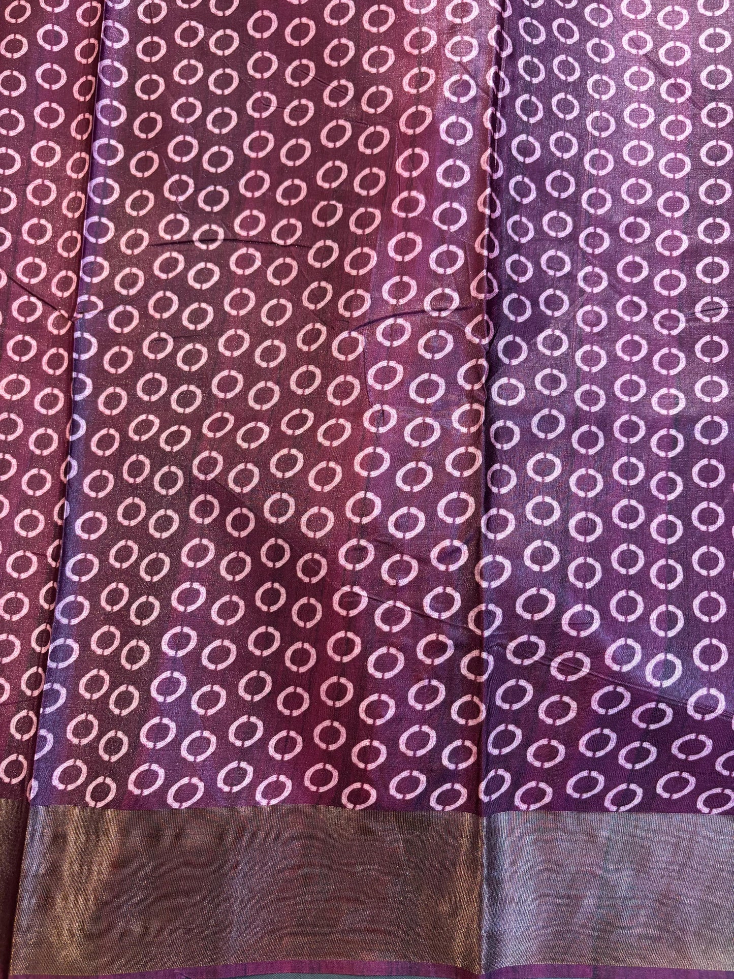 Megenta Color Dola Silk