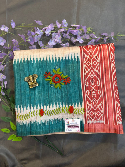 Ganga Jamuna Temple Border Saree