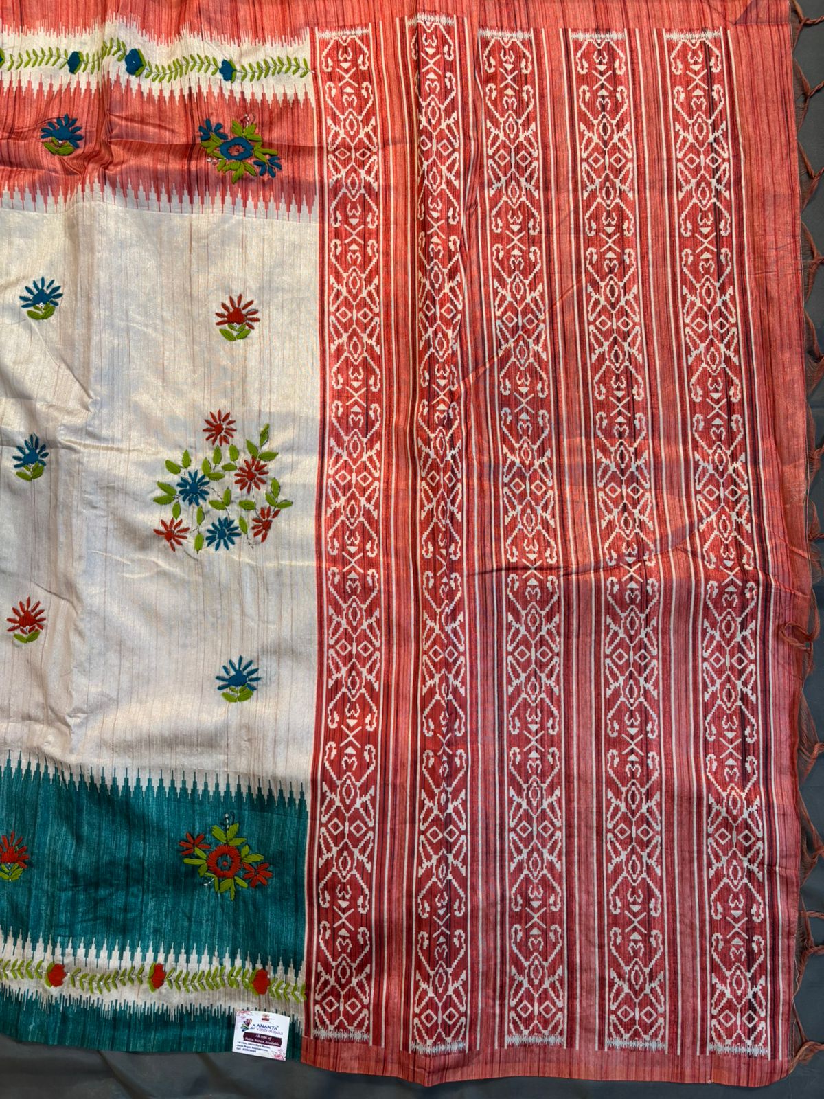 Ganga Jamuna Temple Border Saree