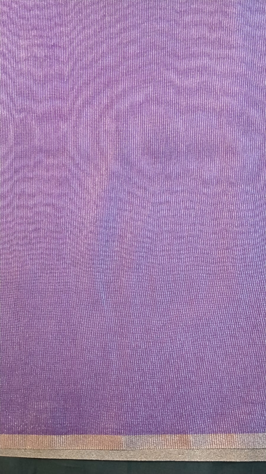 Purple Kathaan Tissue Saree with Chikankari Work