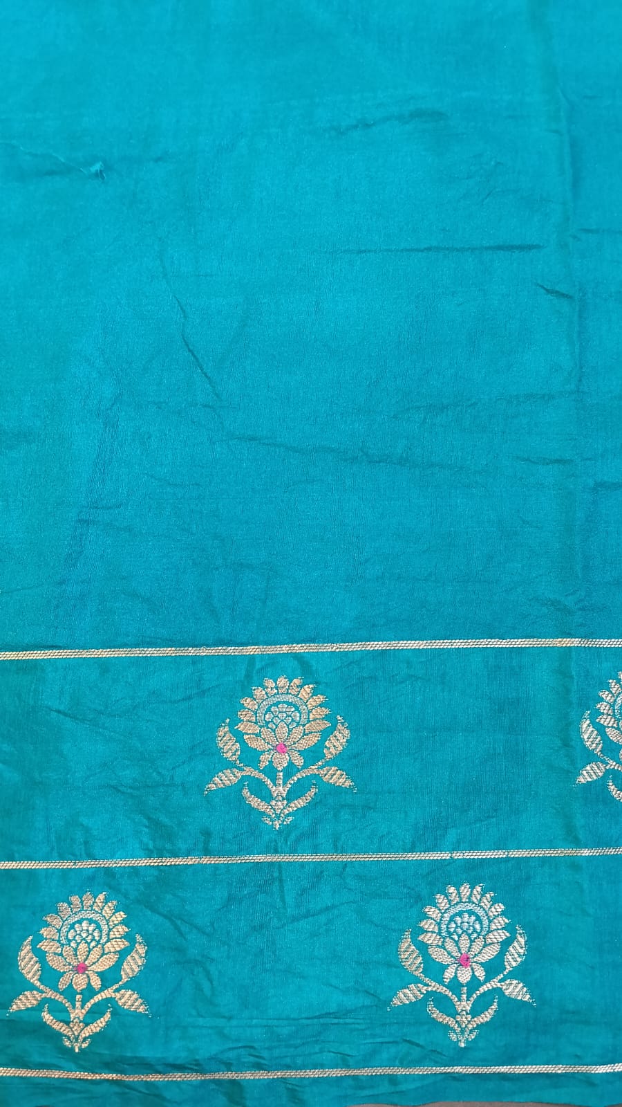 Mehandi Green Kathan Raw Silk Saree