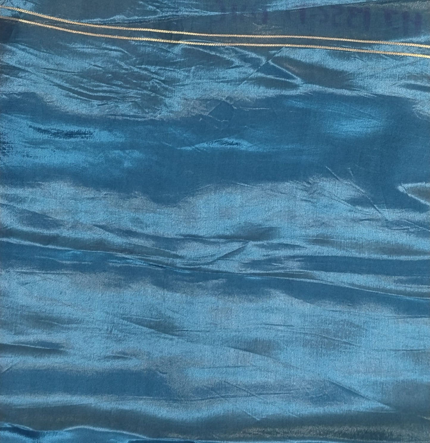 Multicolor Ho Tissue Saree Borderless Design
