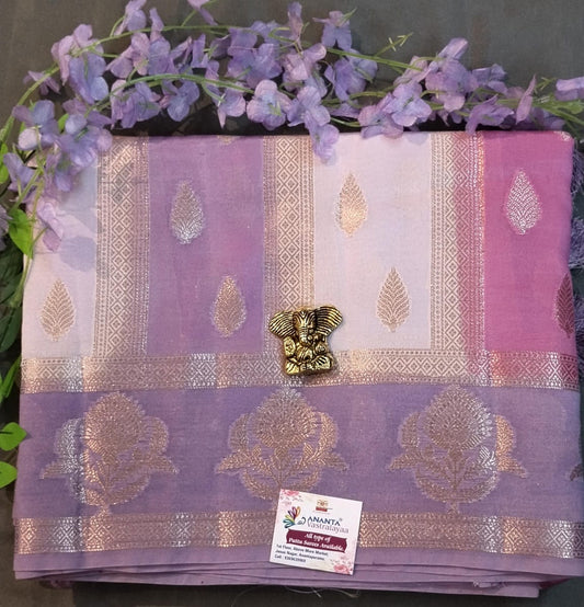 Multicolor Rangat Raw Silk Saree with Zari Work