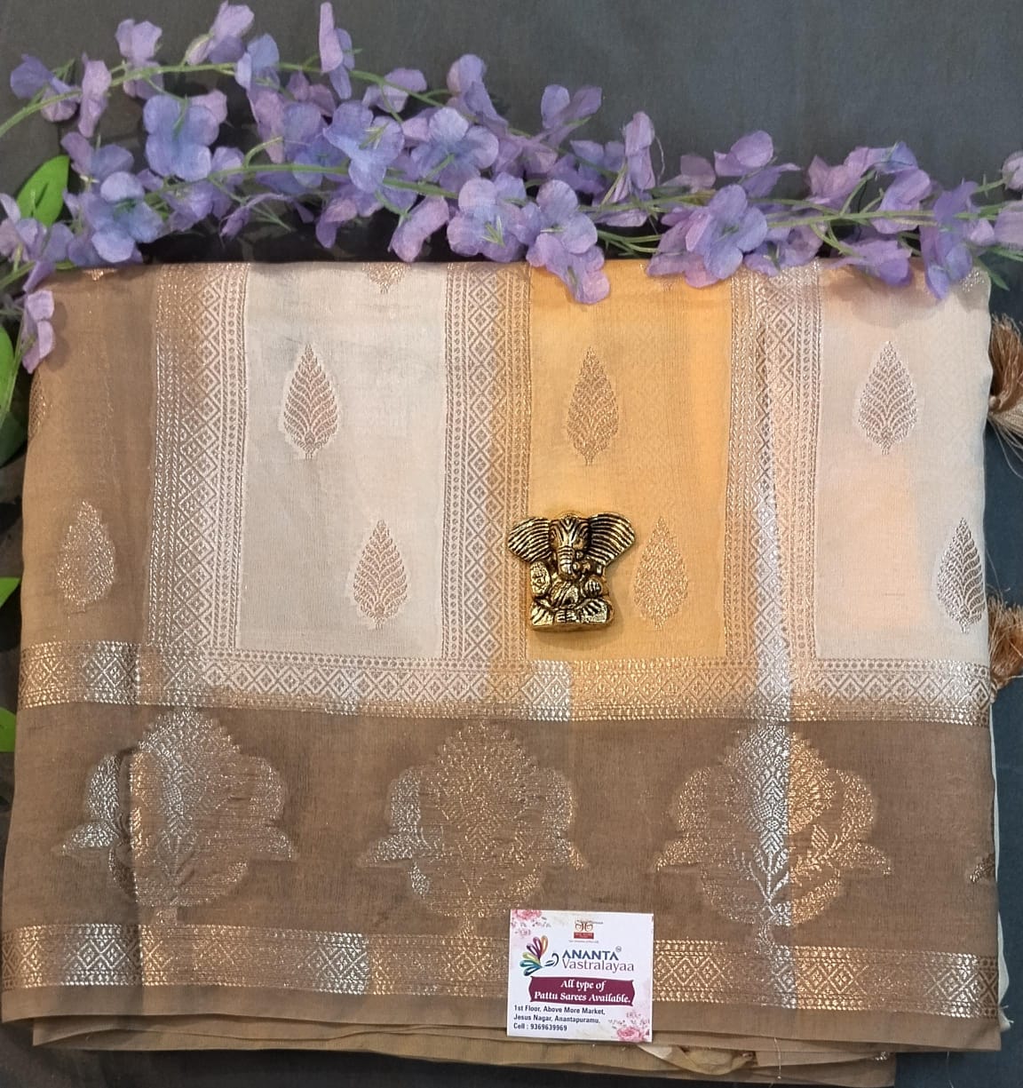 Multicolor Rangat Raw Silk Saree with Zari Work