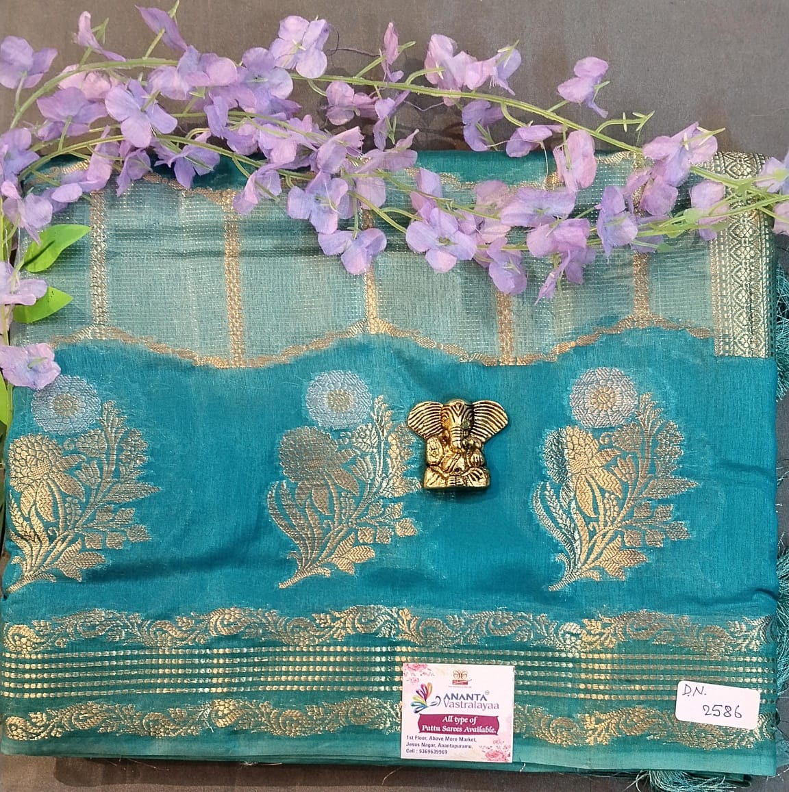 Multicolor Raw Mango Silk Saree with Zari Work