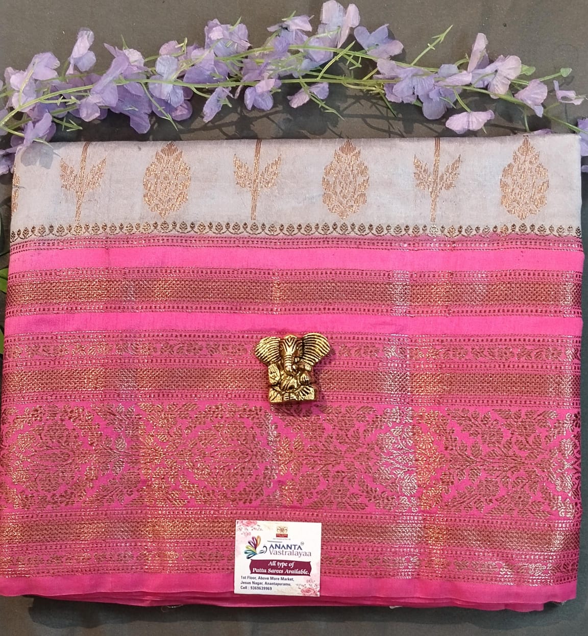 Mustard Yellow Pure Raw Mango Silk Saree