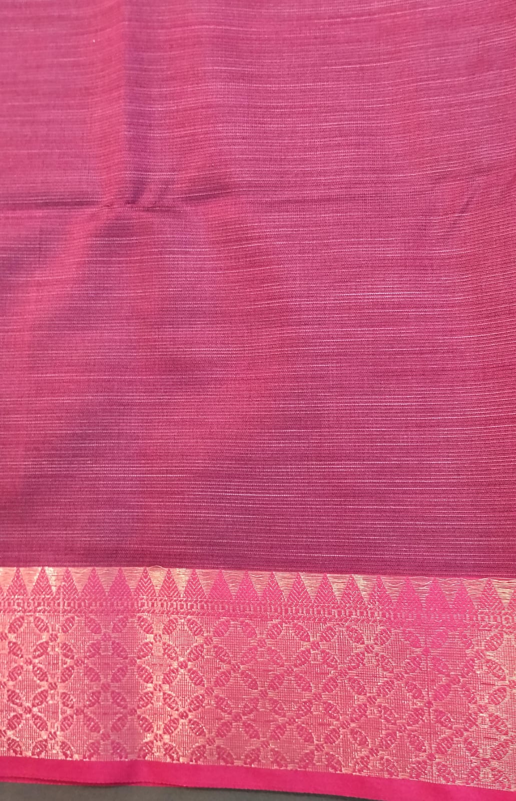 Dark Wine Zoot Silk Saree with Contrast Border