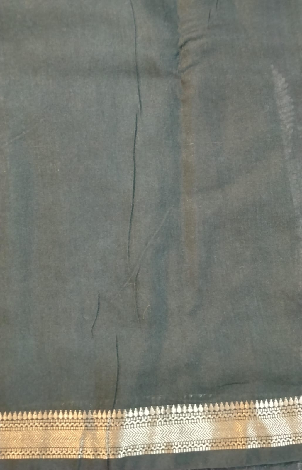 Purple Mul Mul Silk Saree with Kalamkari Design