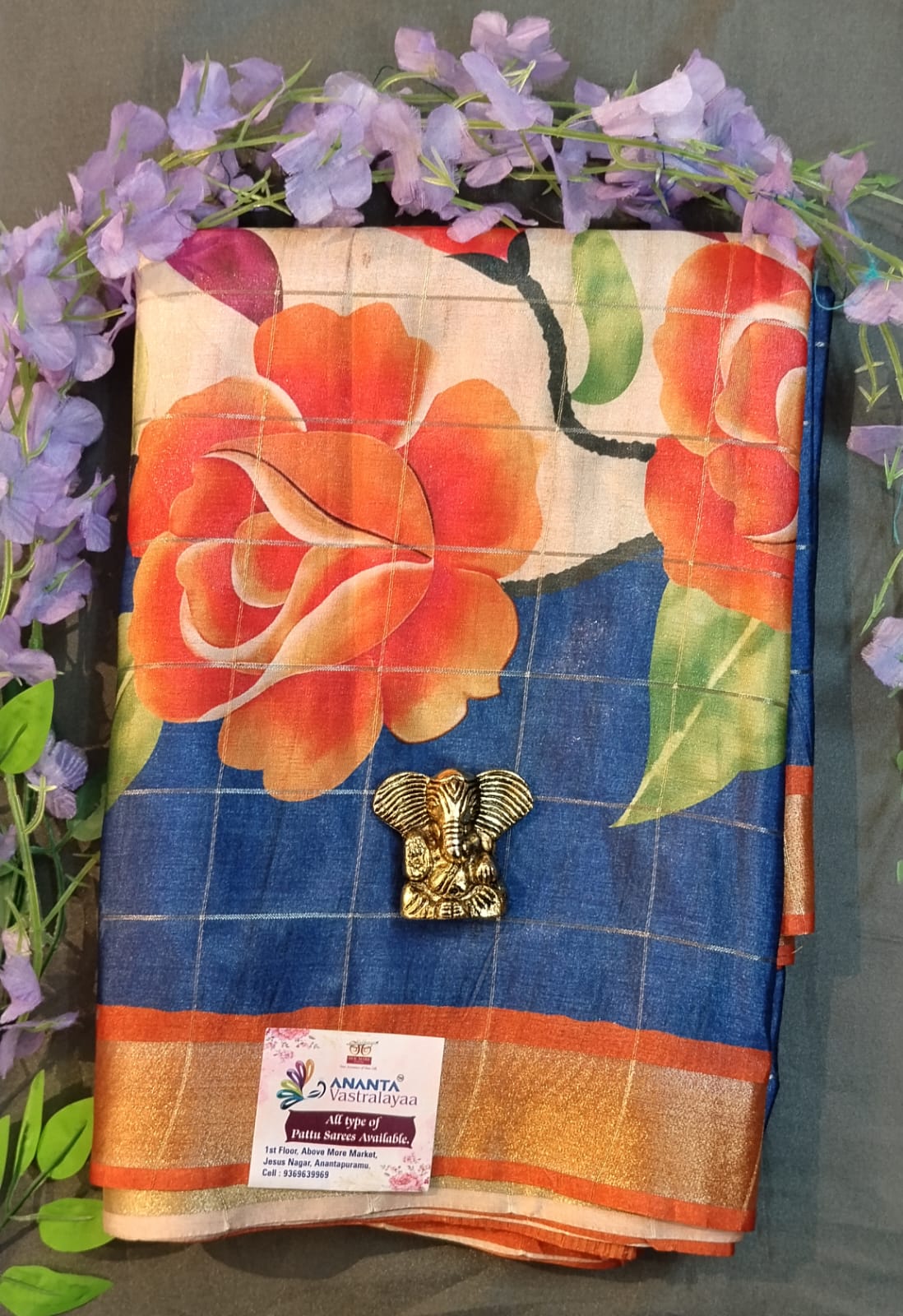 Baby Pink Soft Dola Silk Saree with Checks