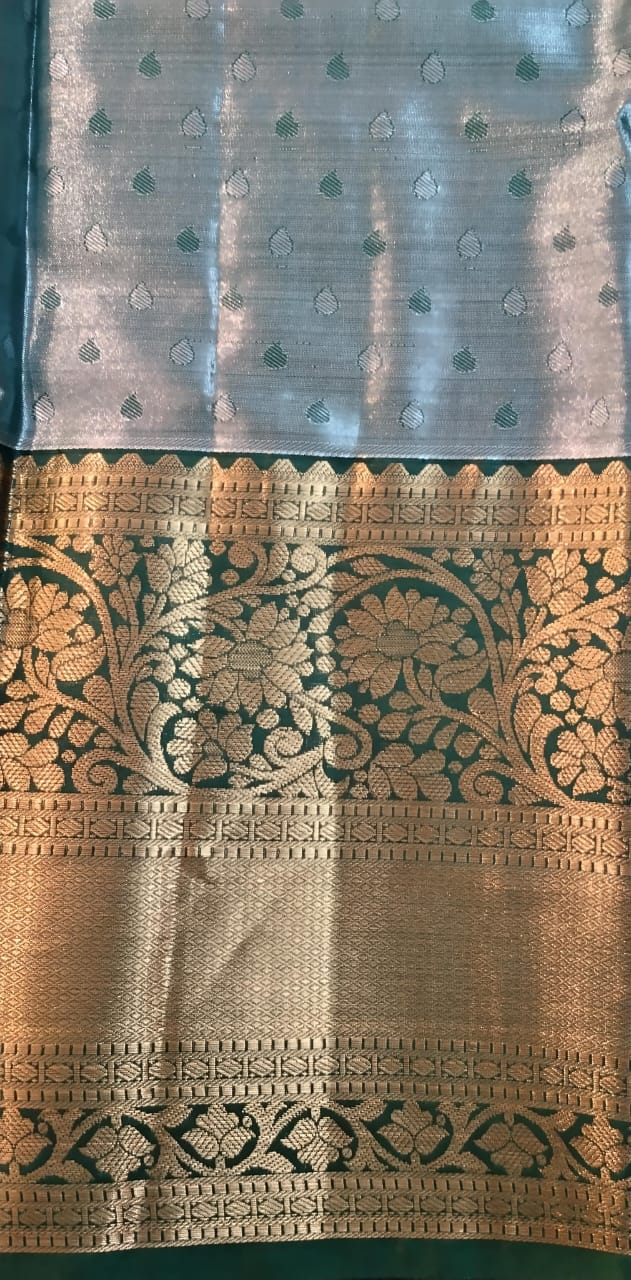 Baby Pink Kanchi Pattu Silk Saree
